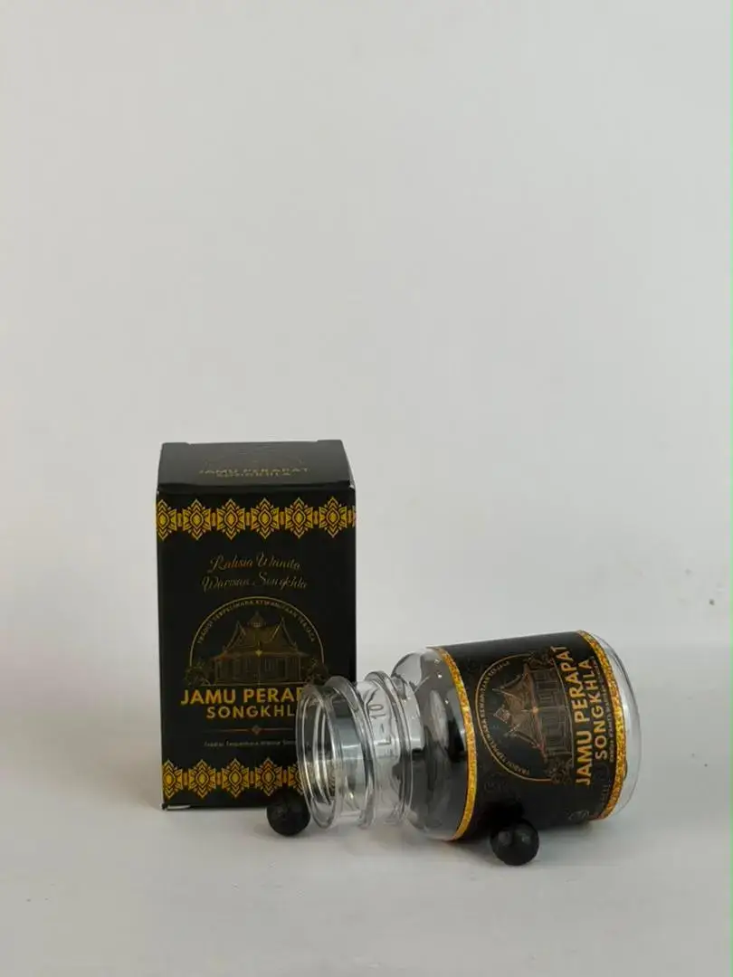 Botol dan kotak Jamu Songkhla