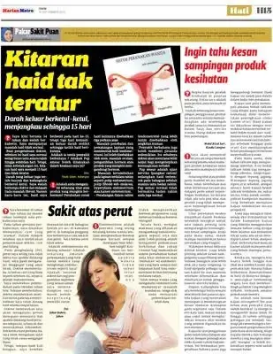 Laporan akhbar berkaitan penjagaan wanita